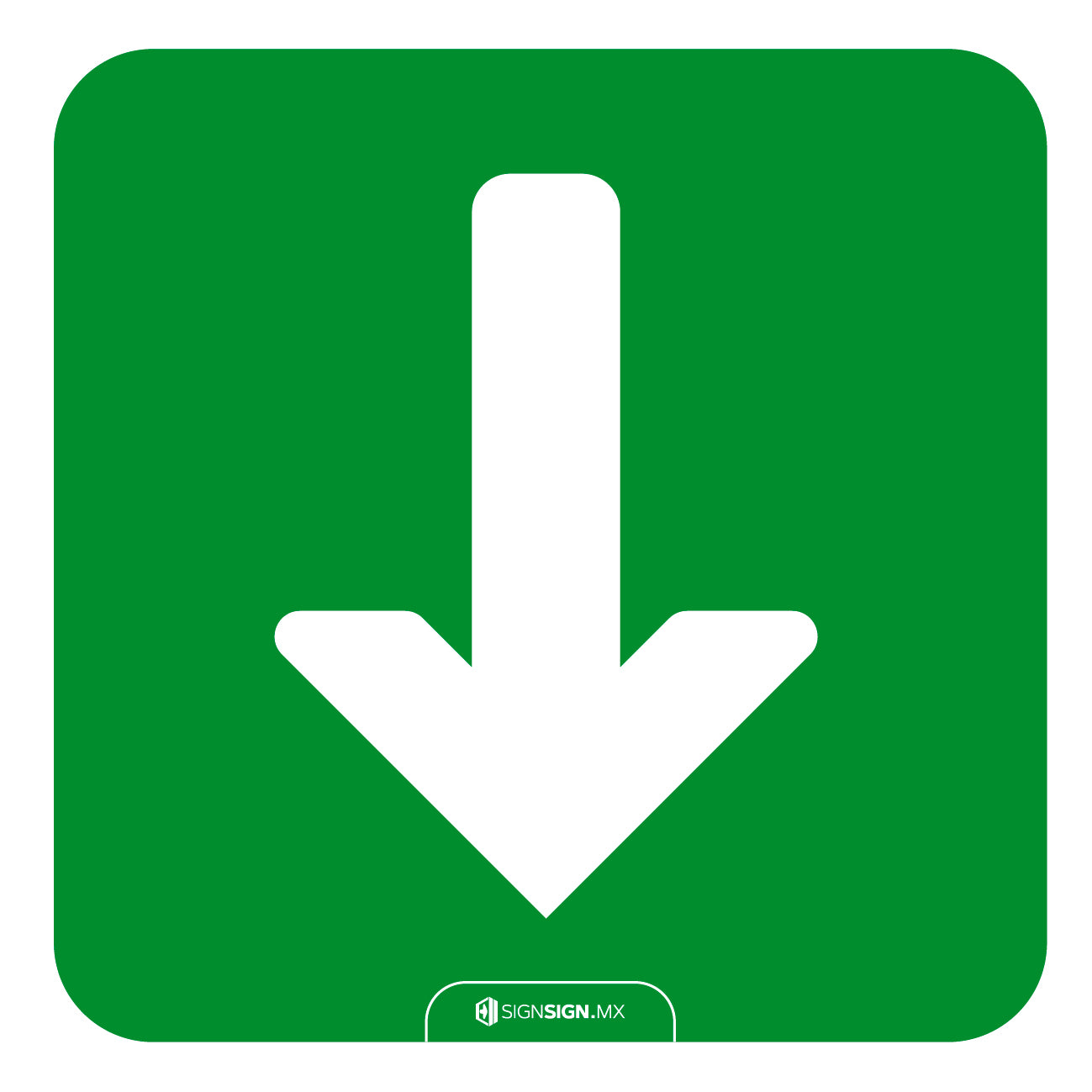 EVC-01 / FLECHA EVACUACIÓN