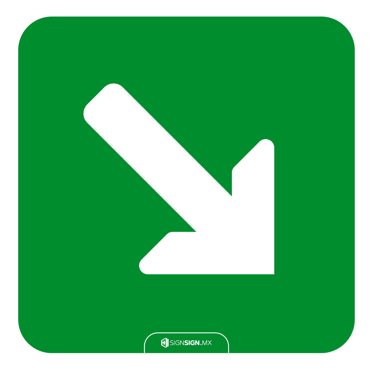 EVC-02 / FLECHA EVACUACIÓN