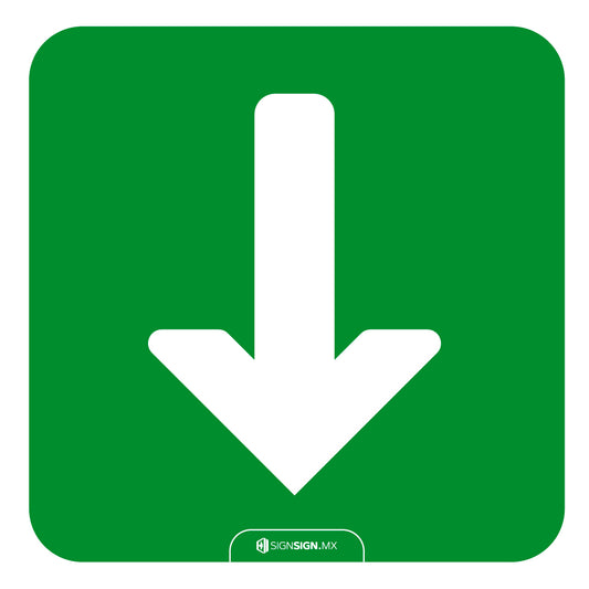 EVC-01 / FLECHA EVACUACIÓN