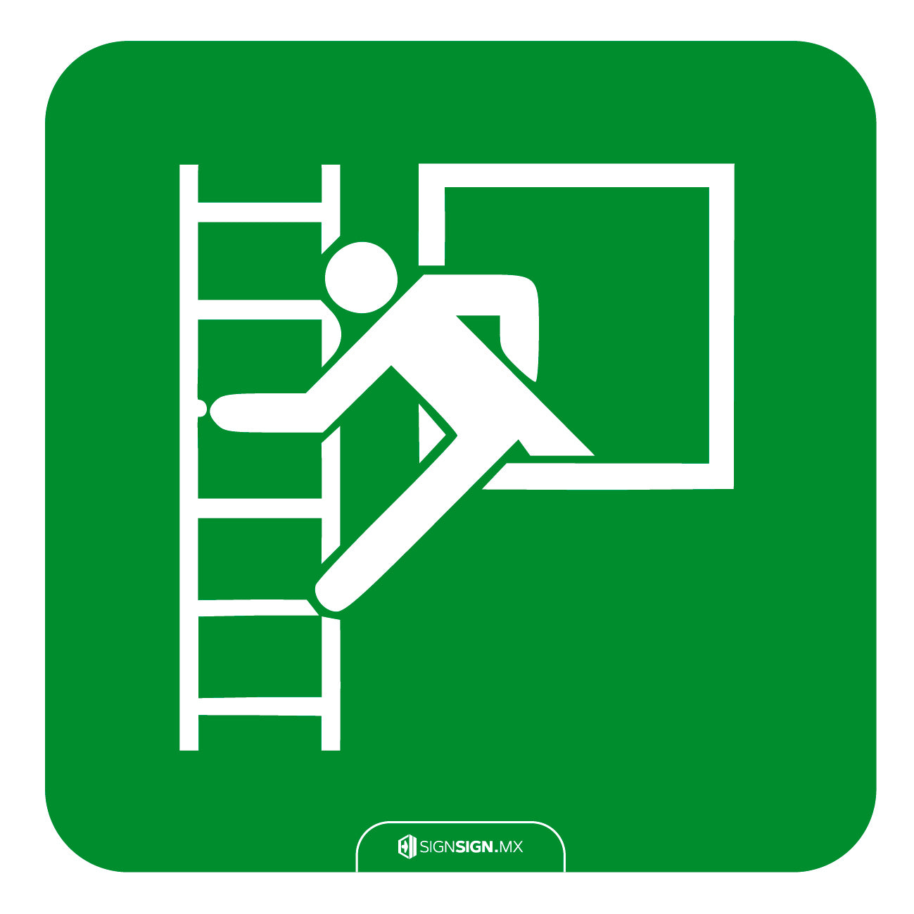 EVC-22 / VENTANA DE EMERGENCIA CON ESCALERA DE RESCATE