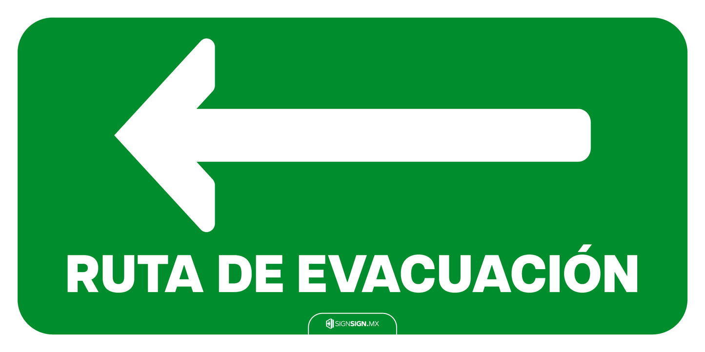 EVH-03 / RUTA DE EVACUACIÓN IZQUIERDA
